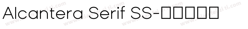 AIcantera Serif SS字体转换